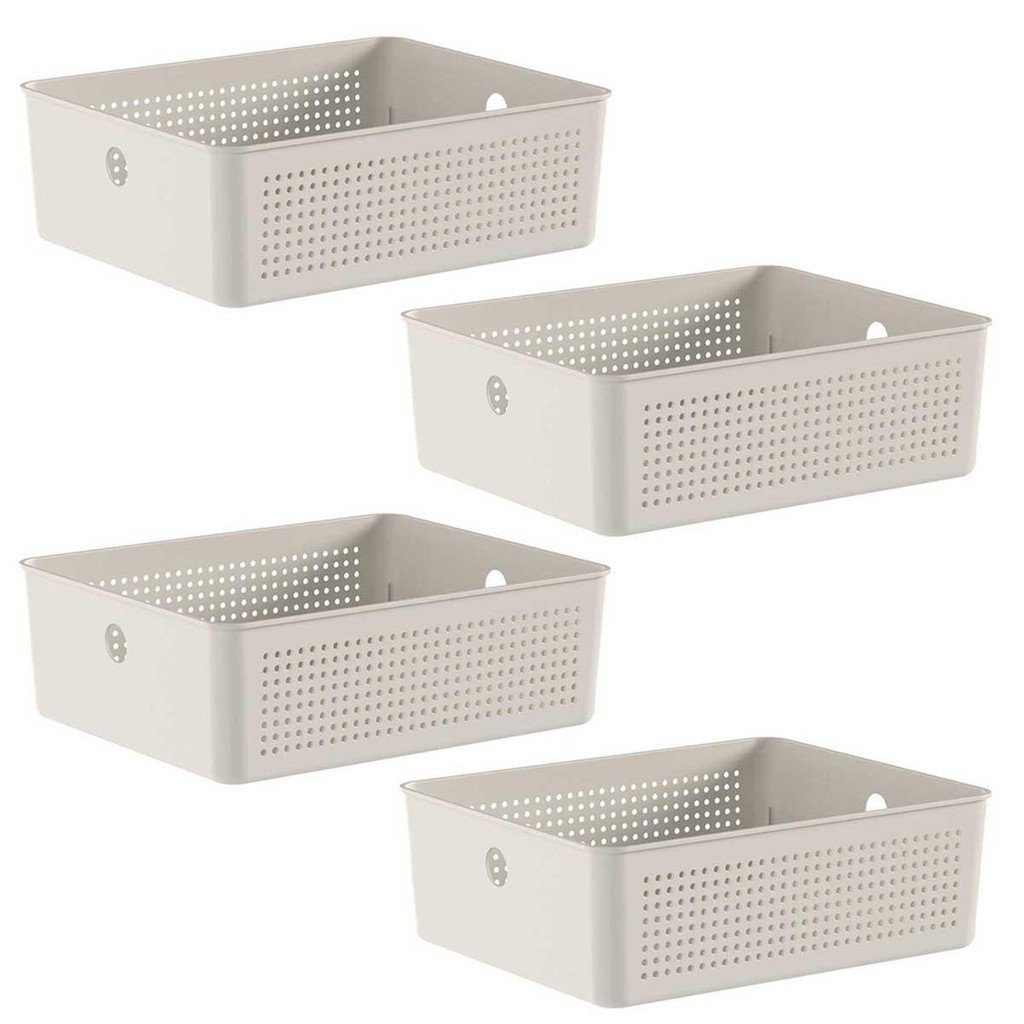Cestos Organizadores Flow 5,4L – Solução Elegante e Prática