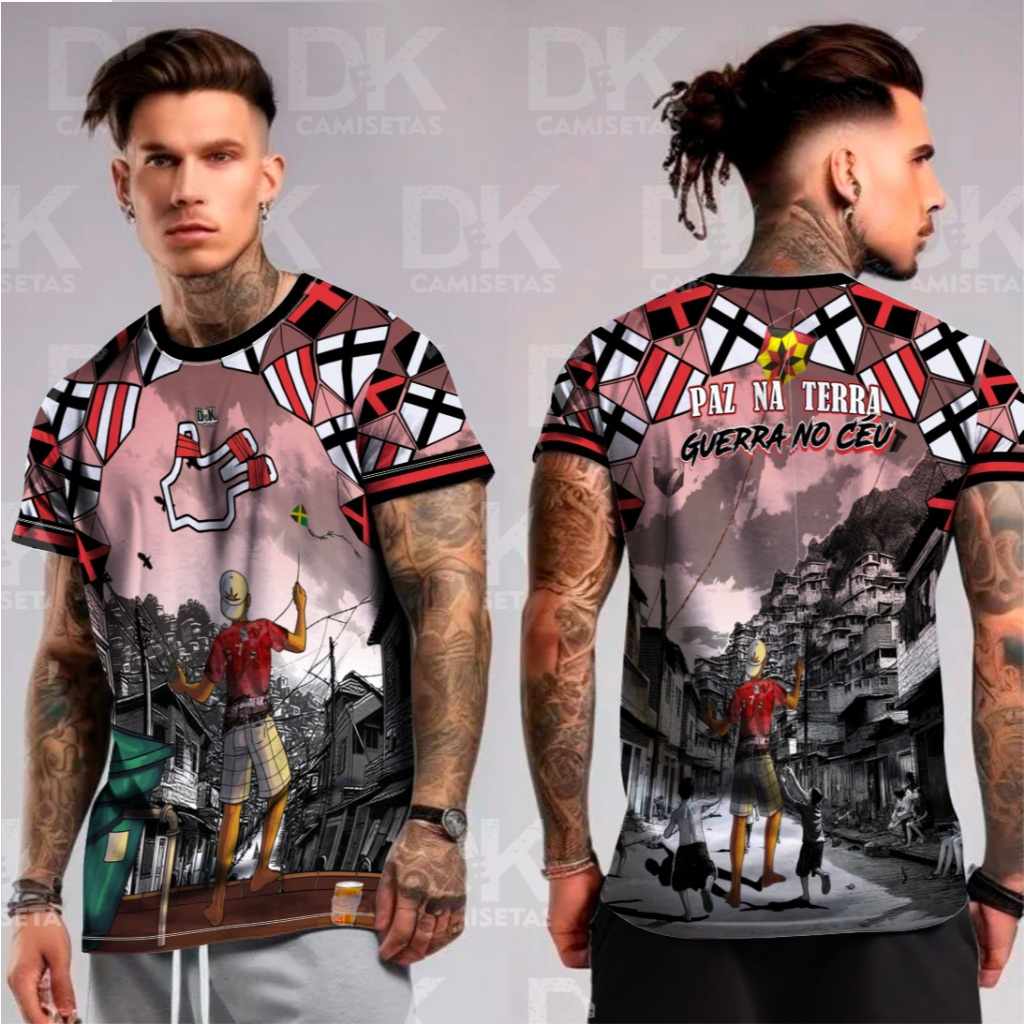 Camiseta Pipeiro: Paz & Guerra no Céu 🪁