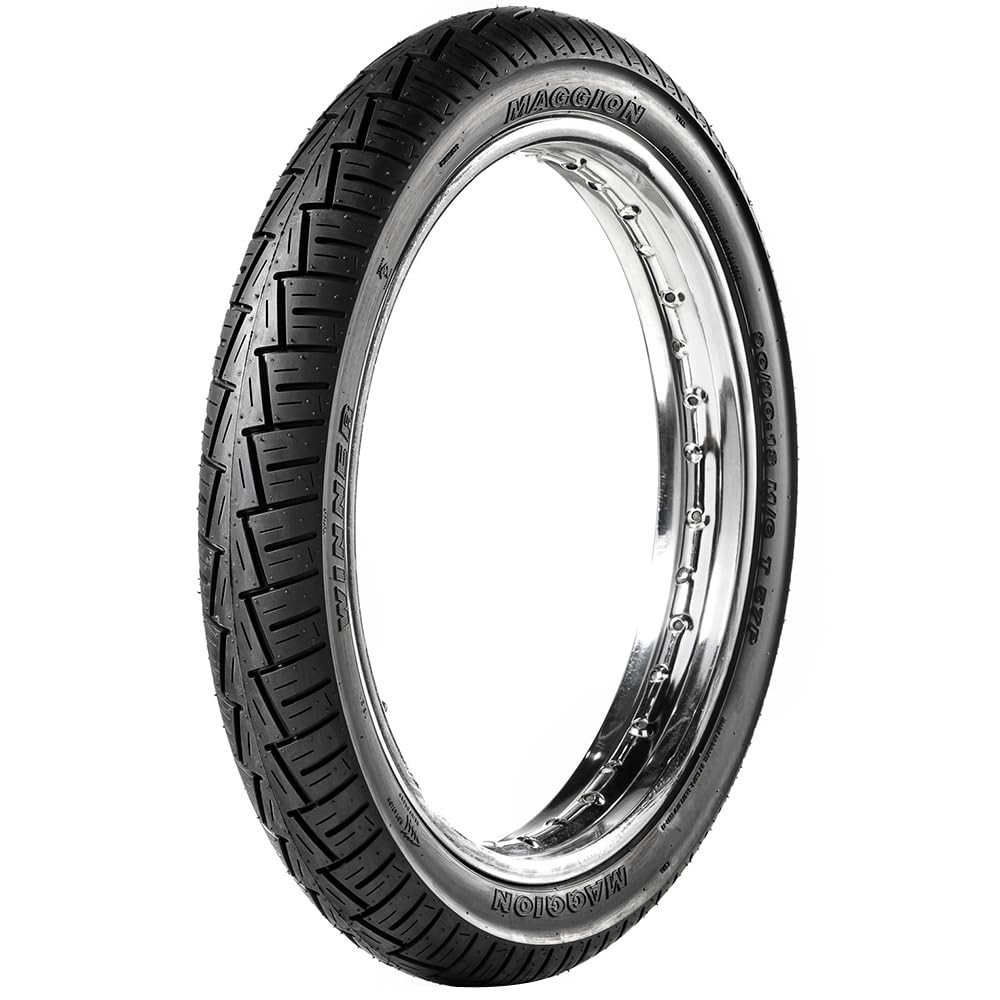 Pneu Dianteiro Maggion Predator MF4 2.75-18 para Honda CG Titan, Fan, YBR - Com Câmara