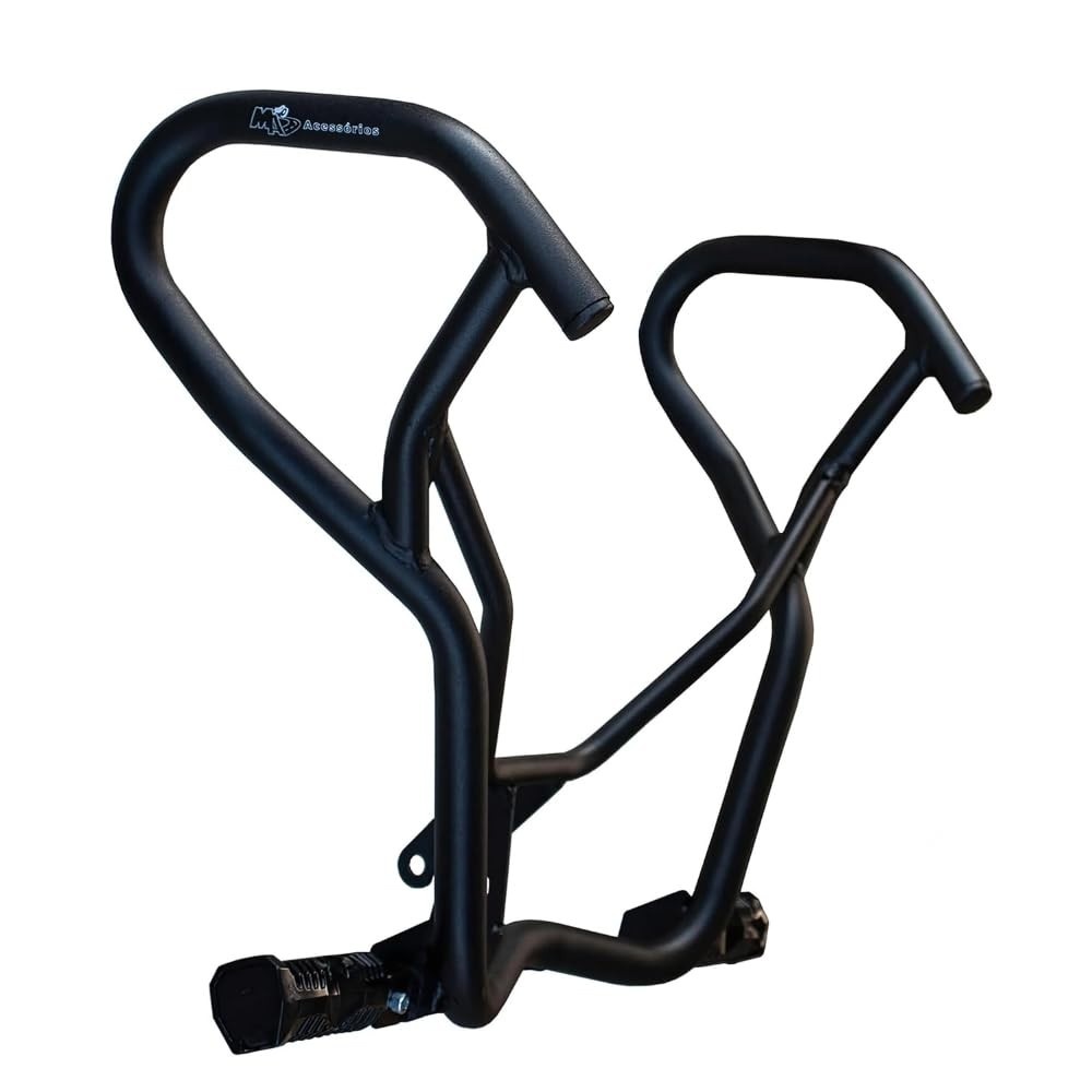 Protetor de Carenagem e Motor Aço Preto Fosco para Honda CG Titan FAN 160 2025