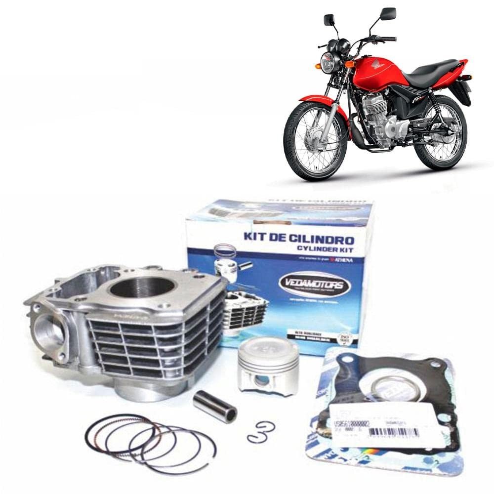 Kit Cilindro 124,7cc Vedamotors: Potência e Durabilidade para sua Honda CG 125 (2009-2018)