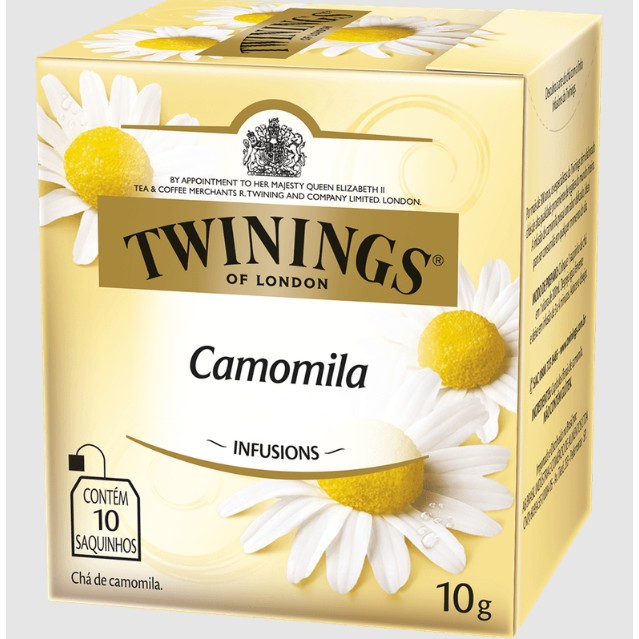Chá de Camomila Twinings: Relaxamento em 10 Sachês