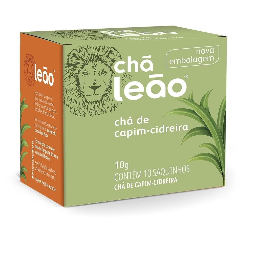 Chá de Cidreira Leão: Relaxamento em 10 Sachês