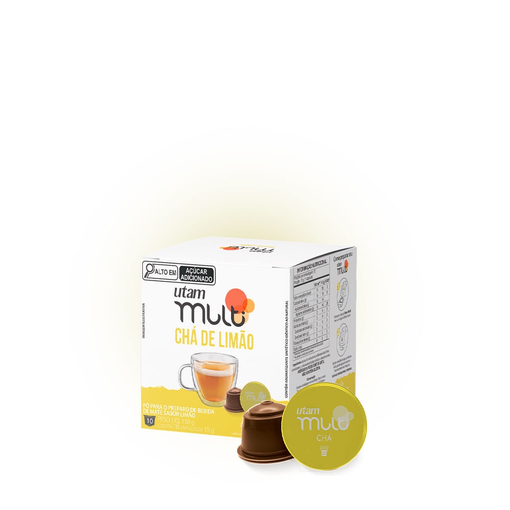 Chá de Limão Utam Multi 10 Cápsulas para Dolce Gusto