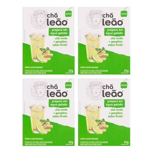 Chá Leão Água Gelada: Refresque-se com Chá Verde e Limão!