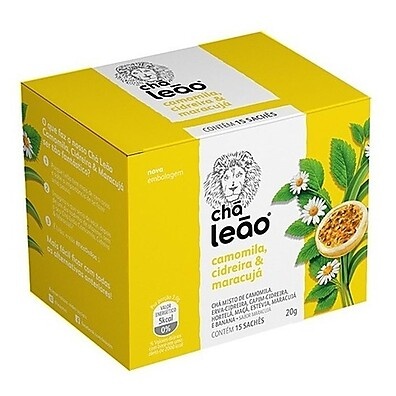 Chá Leão Camomila, Cidreira e Maracujá: Relaxe!