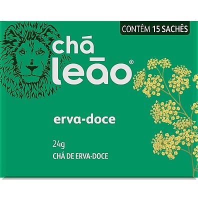 Chá Leão Erva Doce: Relaxamento e Sabor em 15 Sachês
