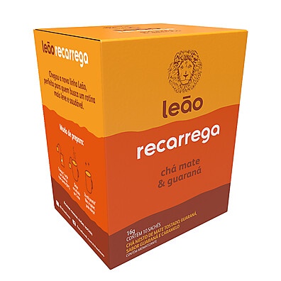 Chá Leão Recarrega: Energia e Sabor em 10 Sachês