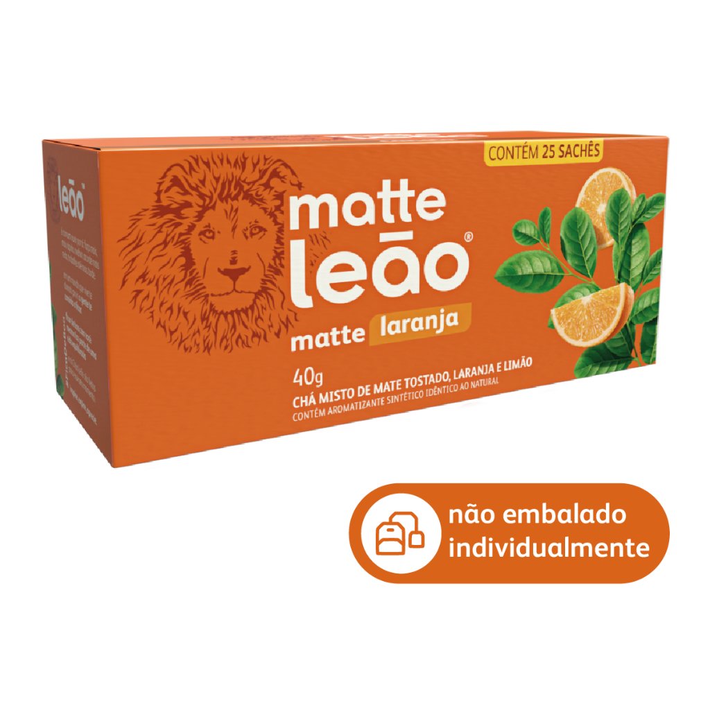 Chá Matte Leão Laranja: Energia e Sabor!