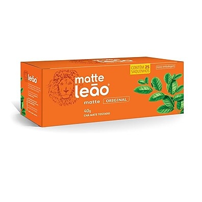 Chá Matte Natural Leão: Sabor e Tradição em 25 Sachês