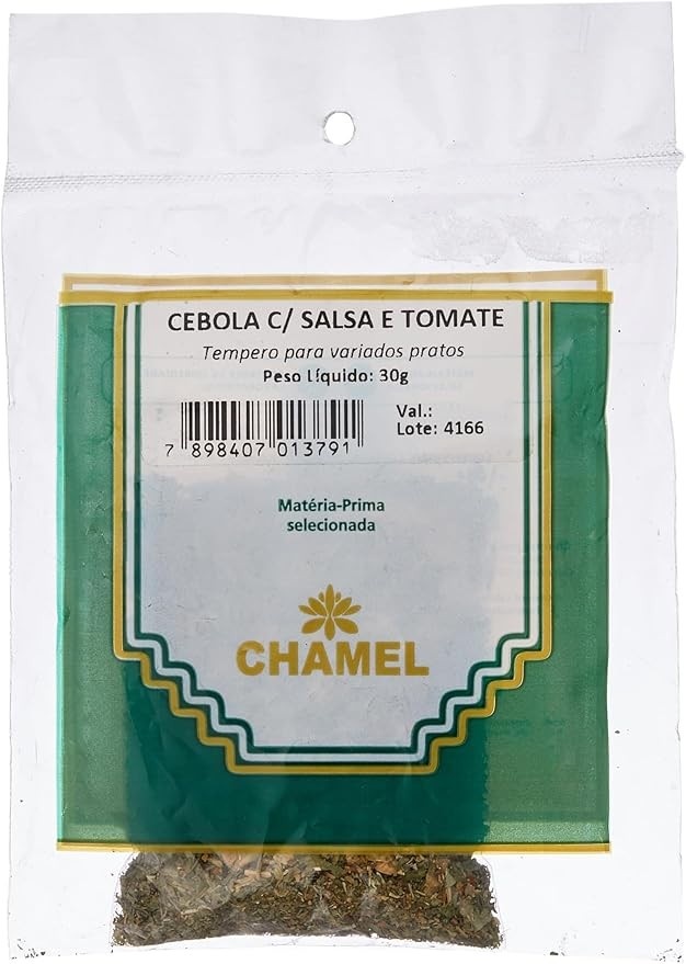 Chamel Cebola Com Salsa E Tomate Natural 30 G