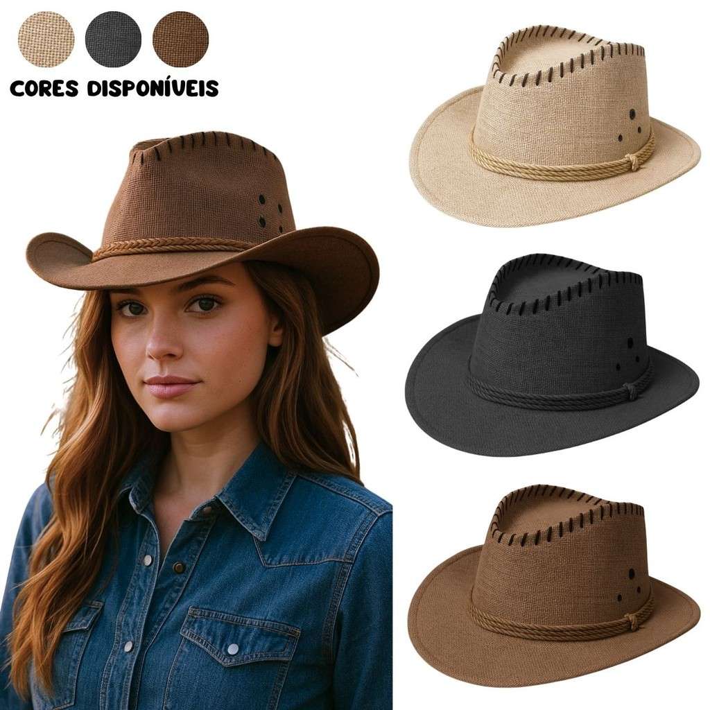 Chapéu Boiadeiro Cowboy: Estilo Country para Toda Oportunidade
