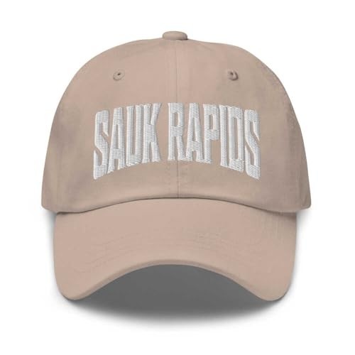 Sauk Rapids Boné de beisebol Sauk Rapids Dad Chapéu Minnesota MN bordado lembrança