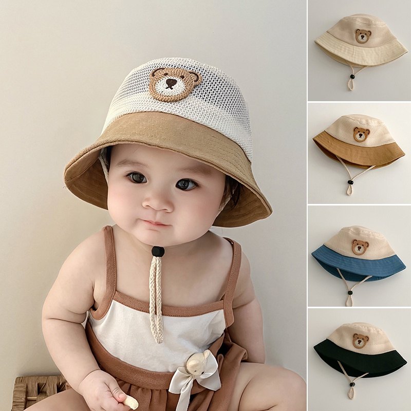 Chapéu de Bebê Respirável Ajustável: Proteção e Estilo para o Sol