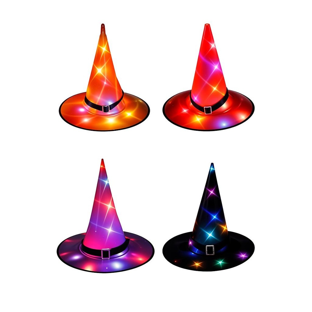 Chapéu de Bruxa com LED: Ilumine seu Halloween!