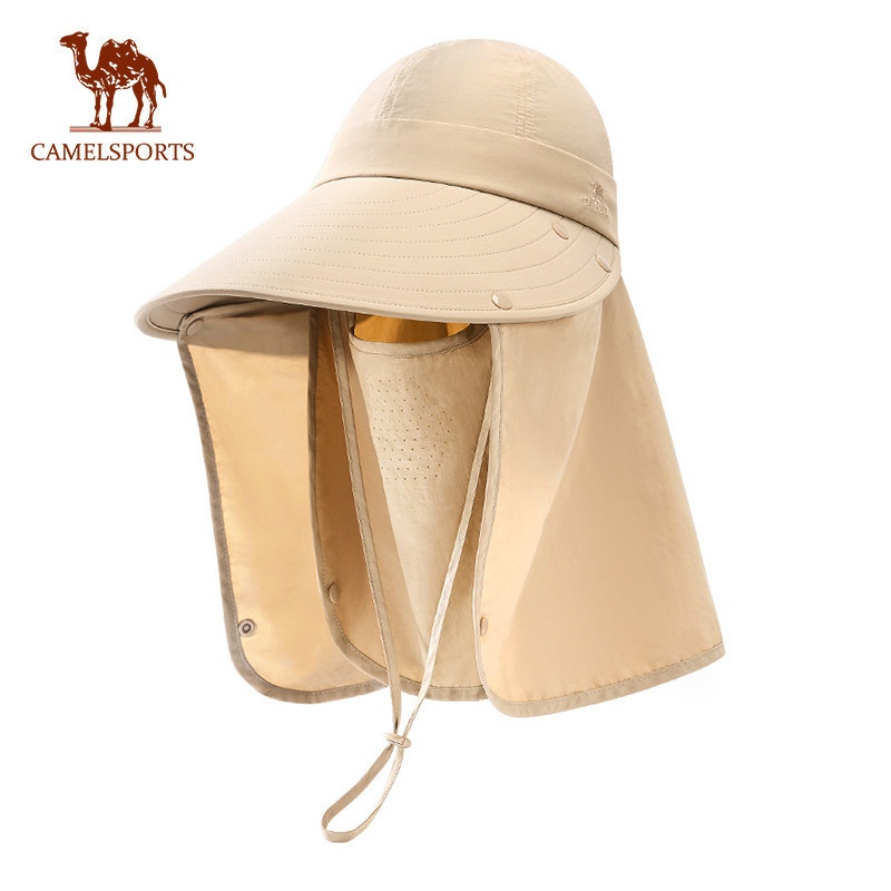Chapéu Solar 4 em 1 CAMEL SPORTS: Proteção Total!