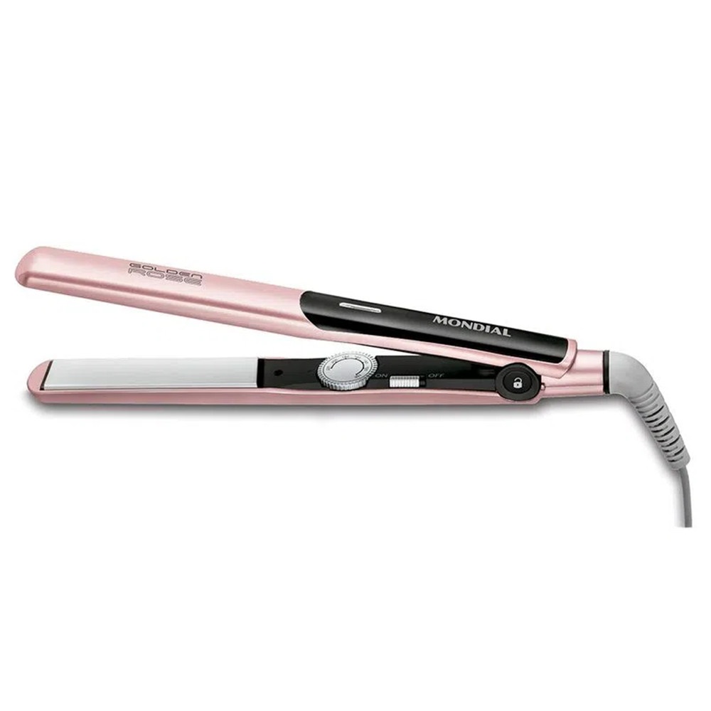 Chapinha Mondial P-20 Golden Rose: Cabelo Liso e Brilhante!