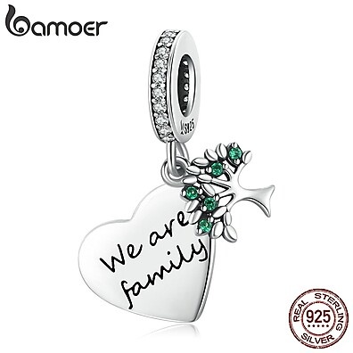 Charm Árvore da Vida Bamoer Prata 925