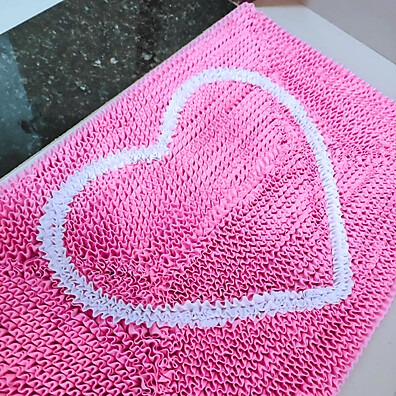 Tapete Coração Rosa: Conforto e Charme!