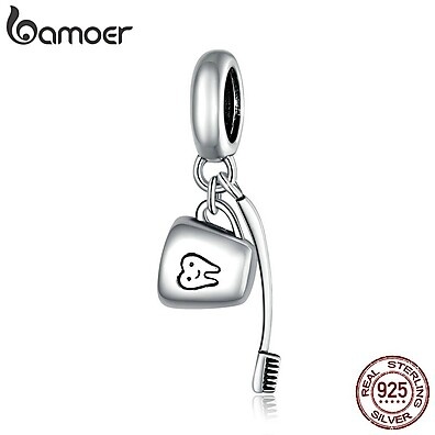 Charme Prata 925 Bamoer: Elegância em Detalhes