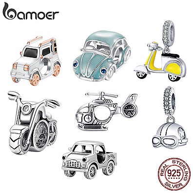 Charme Veículo Bamoer 925: Acessório Único!