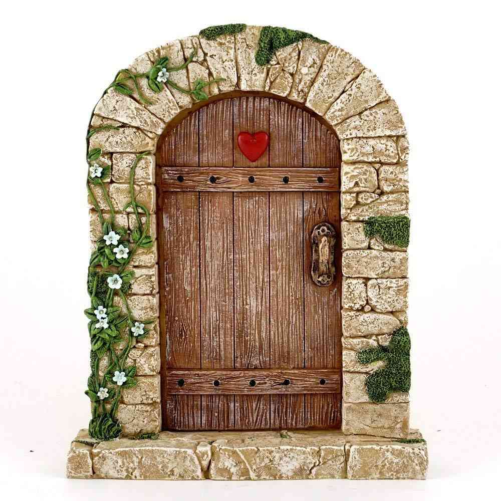 Decoração de Porta Charmosa para Jardim e Terrário - 17,78 cm