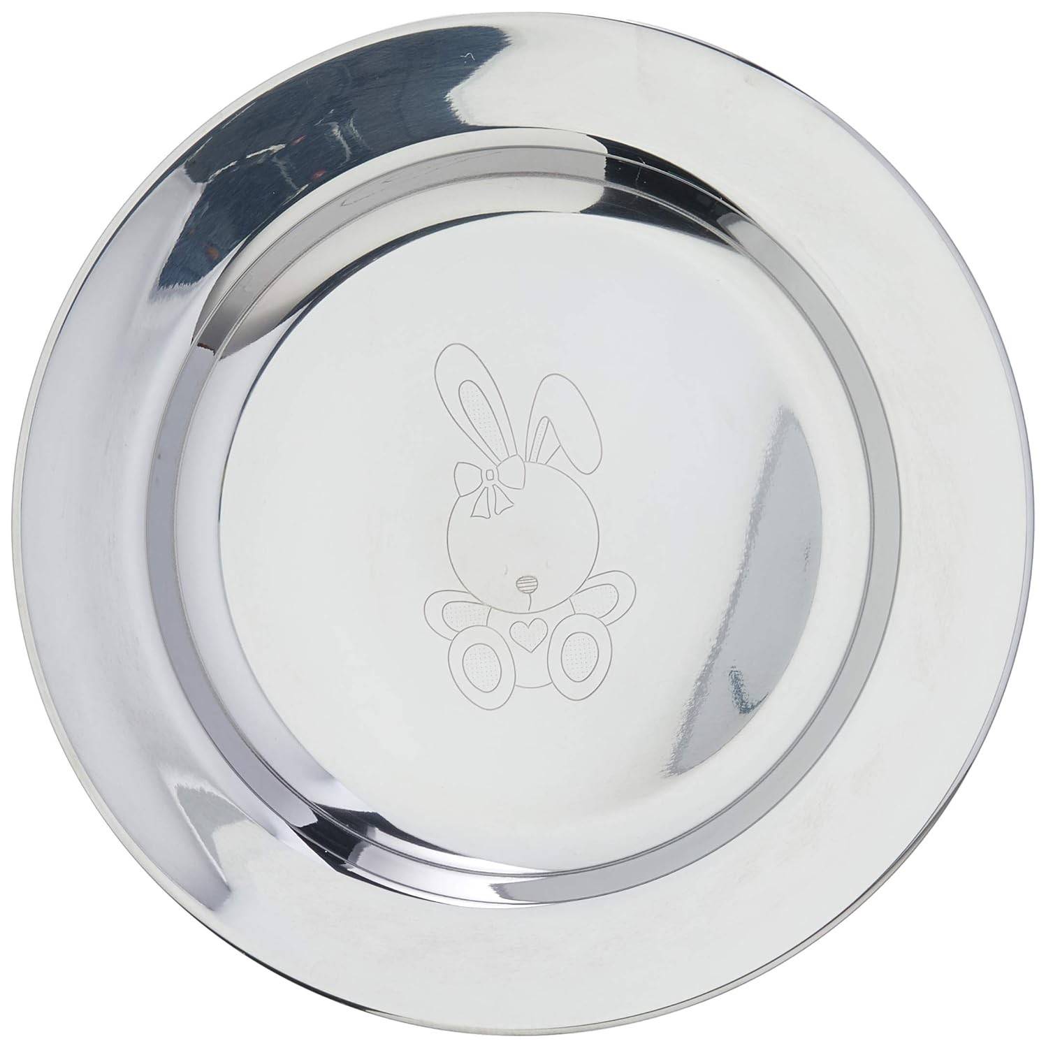 Prato Infantil em Aço Inox Coelhinho 23 cm - Tramontina | Seguro, Durável e Charmoso