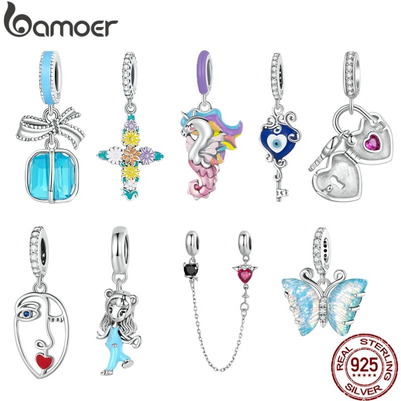 Charms Bamoer Prata 925: Crie Joias Únicas!