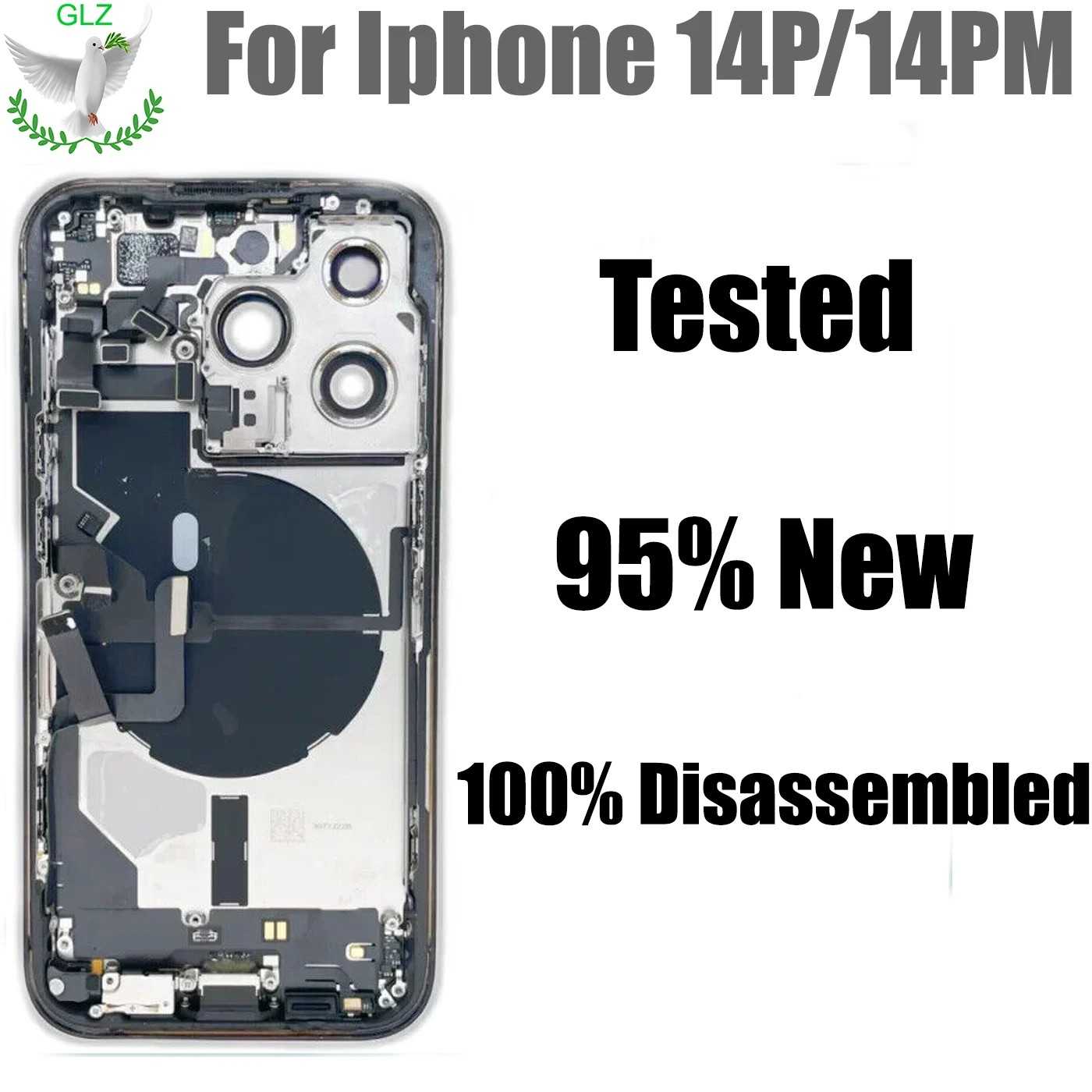 Chassi iPhone 14 Pro Max: Aro + Tampa Traseira