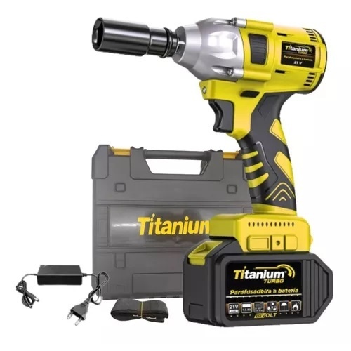 Chave de Impacto 21V Titanium: Potência e Versatilidade