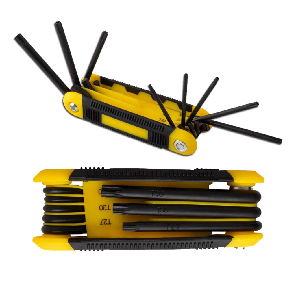 Chave Torx Canivete 8 Peças: Praticidade Total!