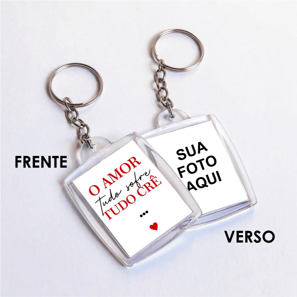 Chaveiro Acrílico Personalizado: Amor em Cada Detalhe ❤️
