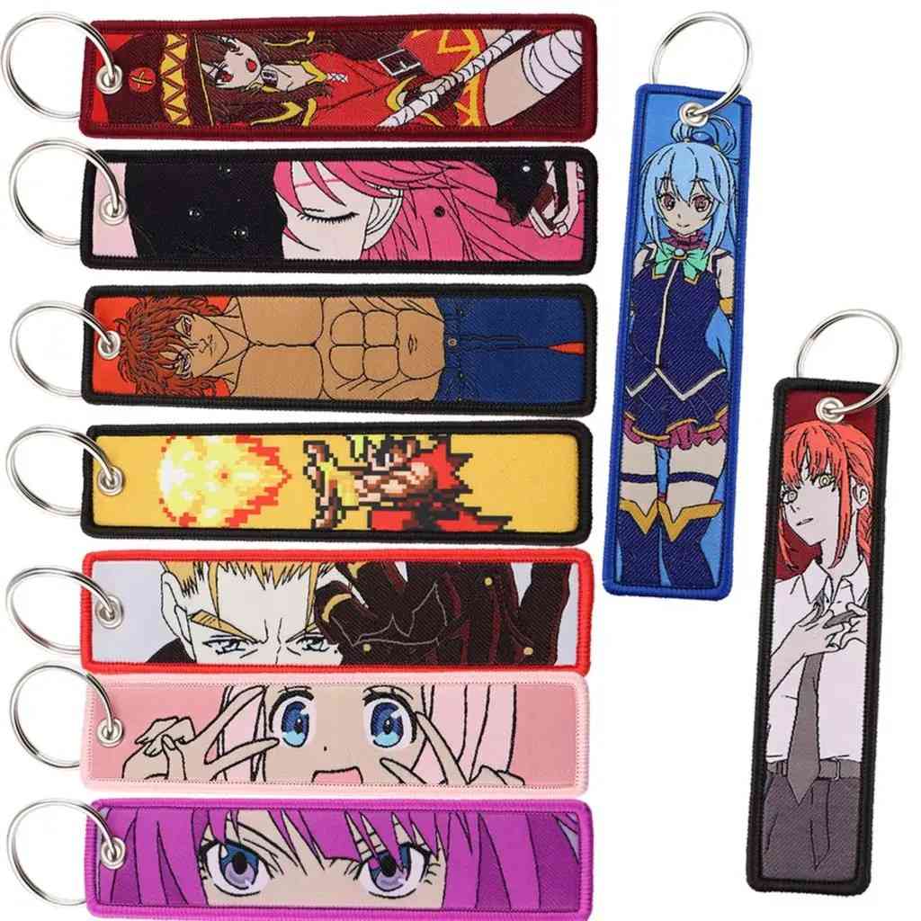 Chaveiro Anime Bordado: Seu Estilo!