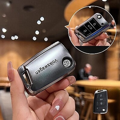 Proteja Sua Chave VW: Capa TPU + Chaveiro!