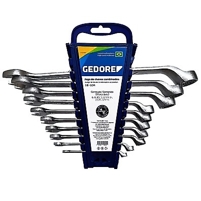 Chaves Combinadas Gedore 6-22mm: Jogo Completo 10 Peças