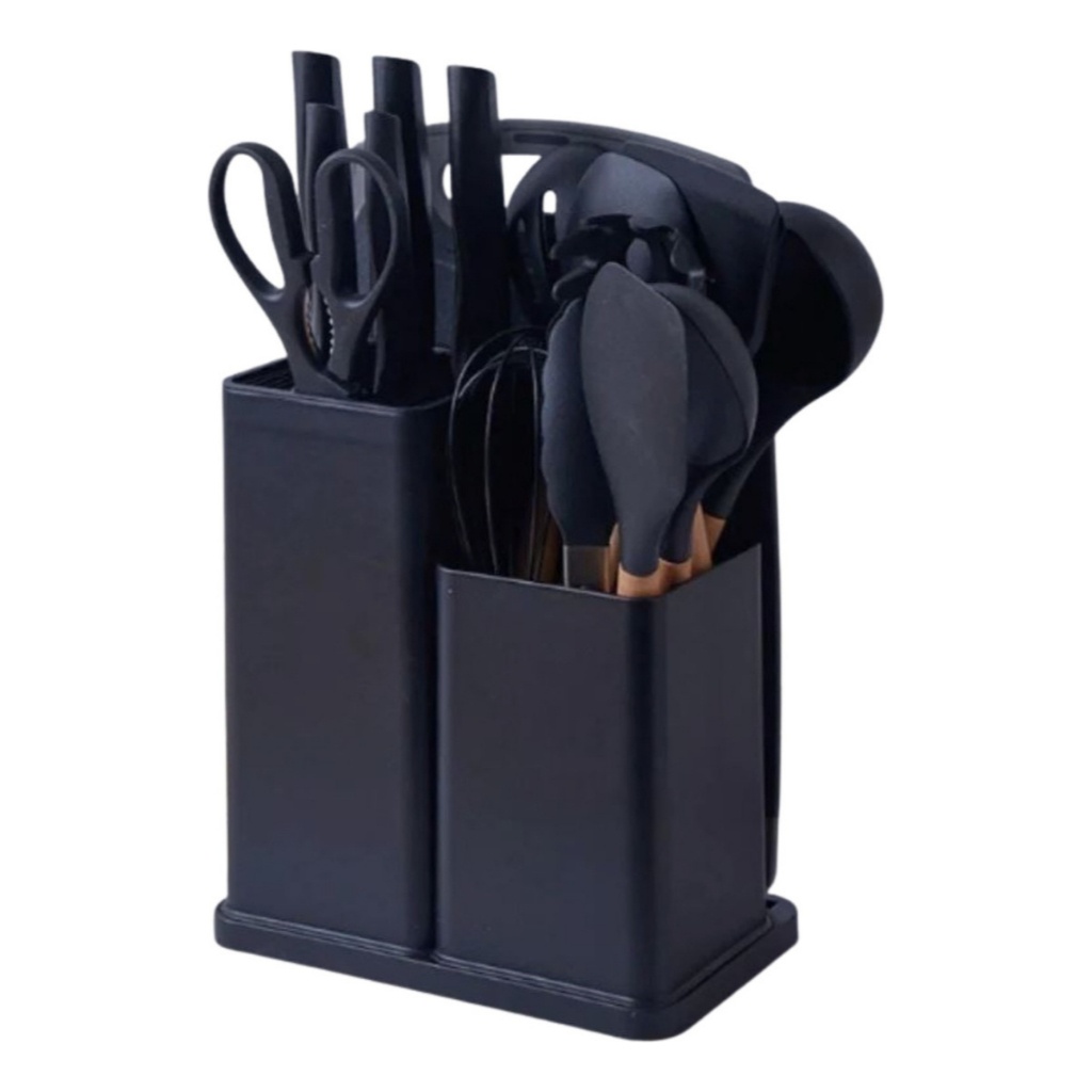Kit Utensílios de Cozinha: 19 Peças para Chefs!