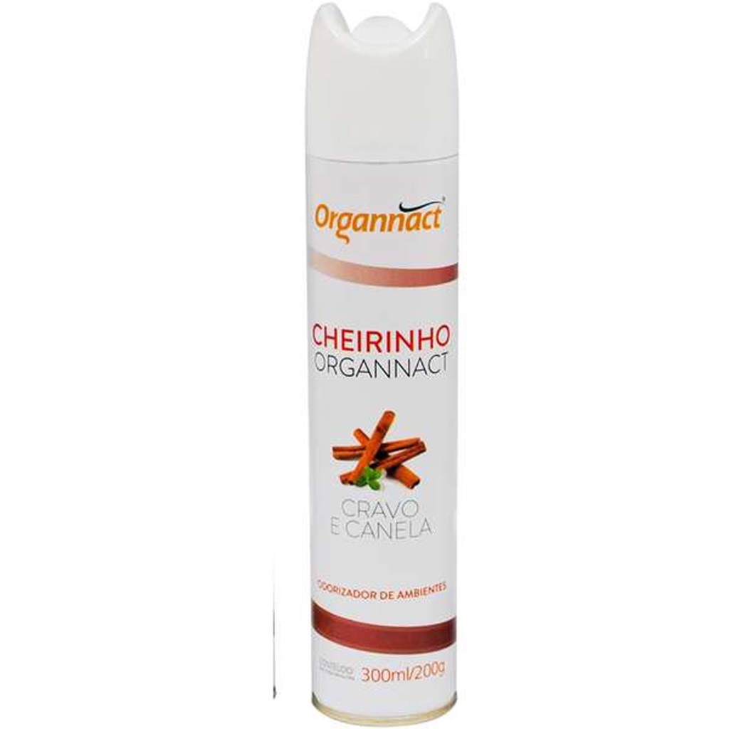 Cheirinho Cravo e Canela Organnact: Aconchego em 300ml