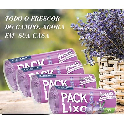 Saco de Lixo Lavanda: Adeus, Mau Cheiro!