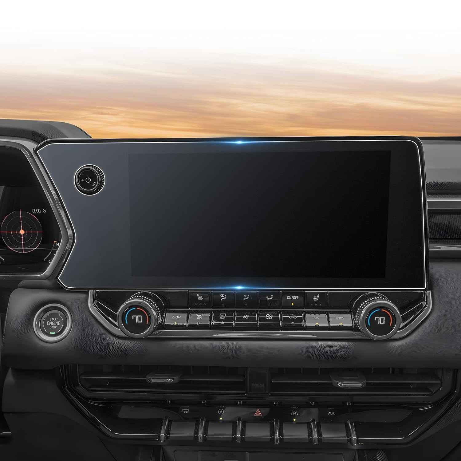 Protetor de Tela Fosco CDEFG para Chevrolet Colorado 2023-2025: Antirreflexo e Antirriscos para Tela de 11.3"