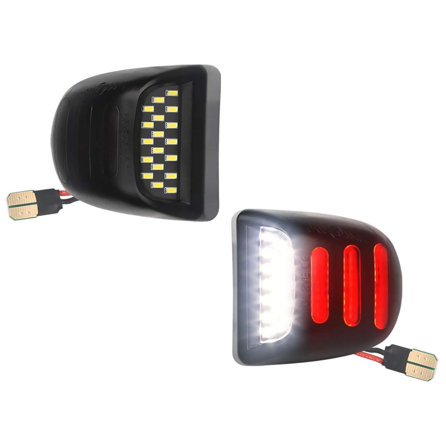 Ilumine Sua Placa: Kit Lâmpadas LED OLED Vermelho Neon para Chevy Silverado GMC Sierra 1999-2013