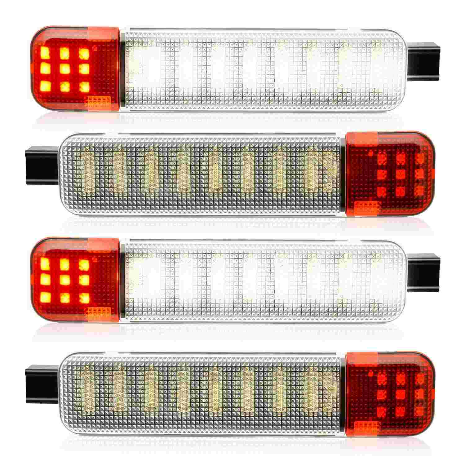 Conjunto 4 Lâmpadas LED Cortesia Porta Antline para Chevy Silverado/GMC Sierra 1500 (2002-2006)