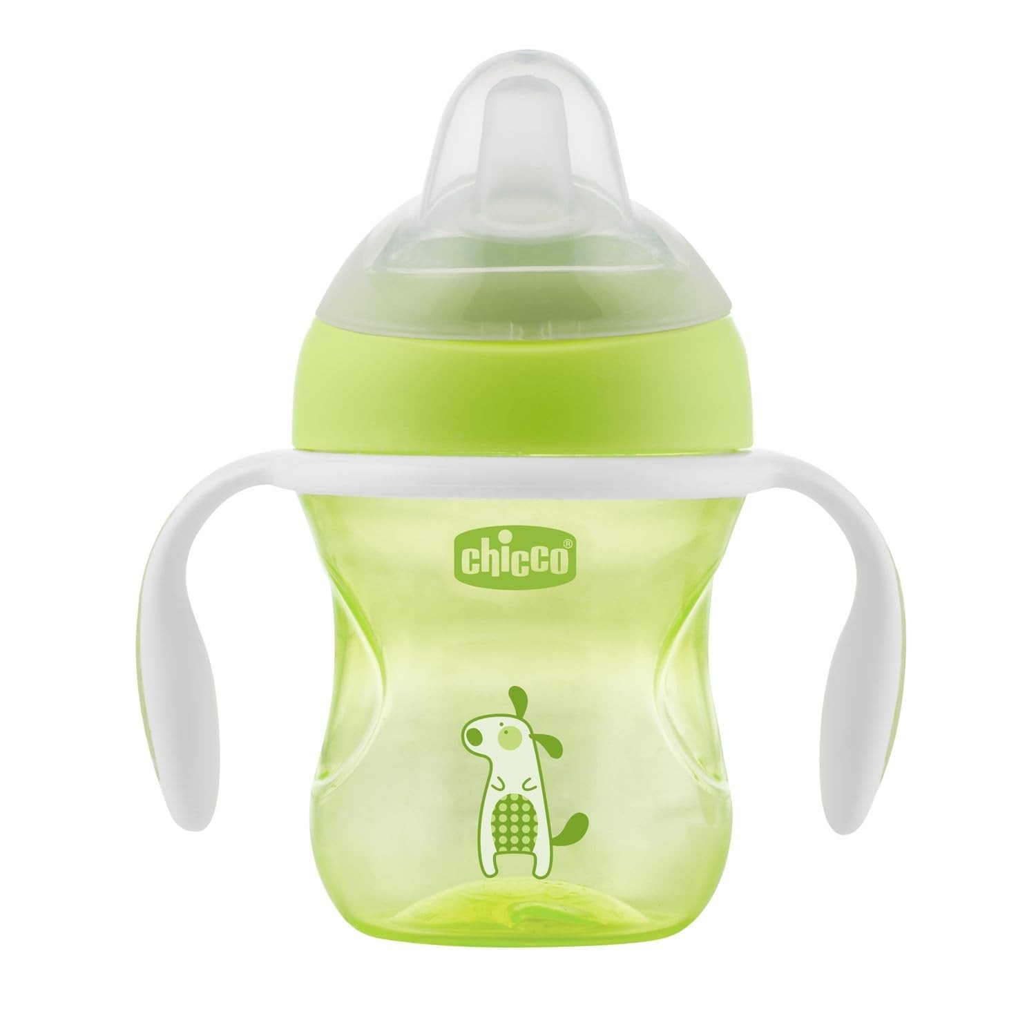 Copo Transition 4M+ Verde Chicco - Transição Suave da Mamadeira ao Copo
