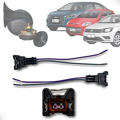 Chicote de Buzina Universal para Carros – Chevrolet, Volkswagen e Fiat