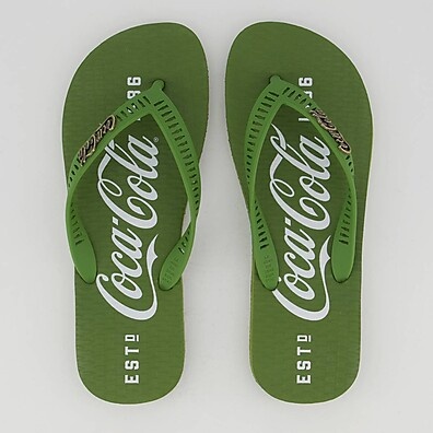Chinelo Coca Cola 1886 II Verde: Conforto e Estilo!