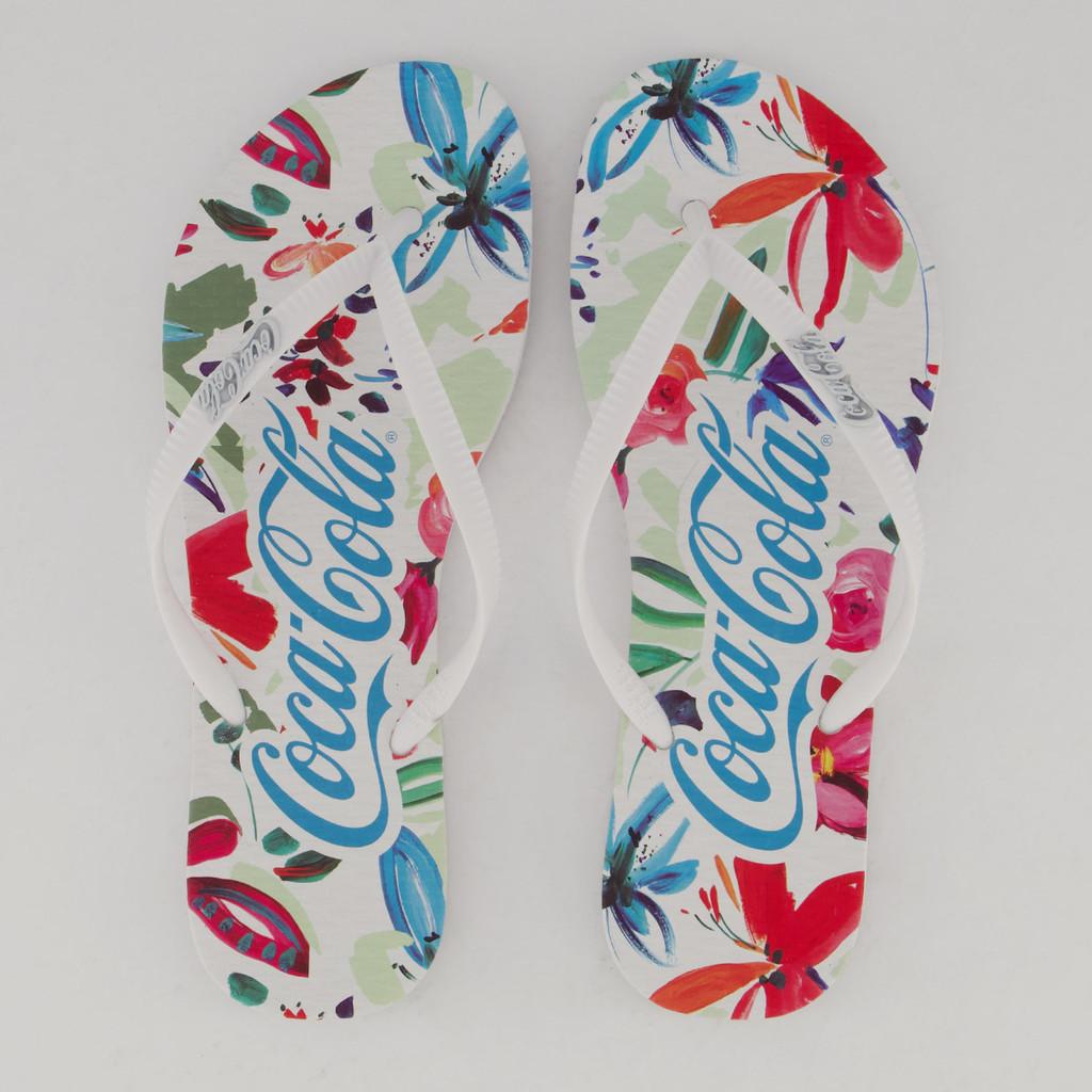 Chinelo Coca-Cola Bahai Branco: Conforto e Estilo!