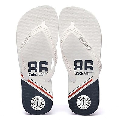 Chinelo Coca-Cola Sprint Branco: Conforto e Estilo!