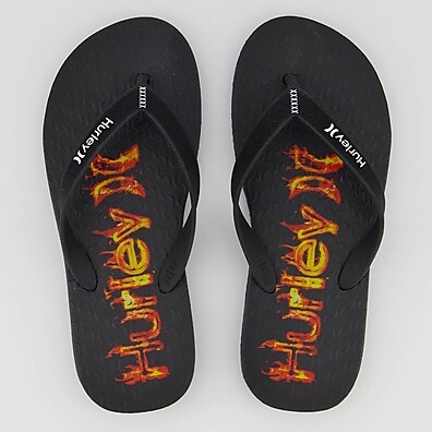 Chinelo Hurley Fire Classic Preto: Conforto e Estilo!