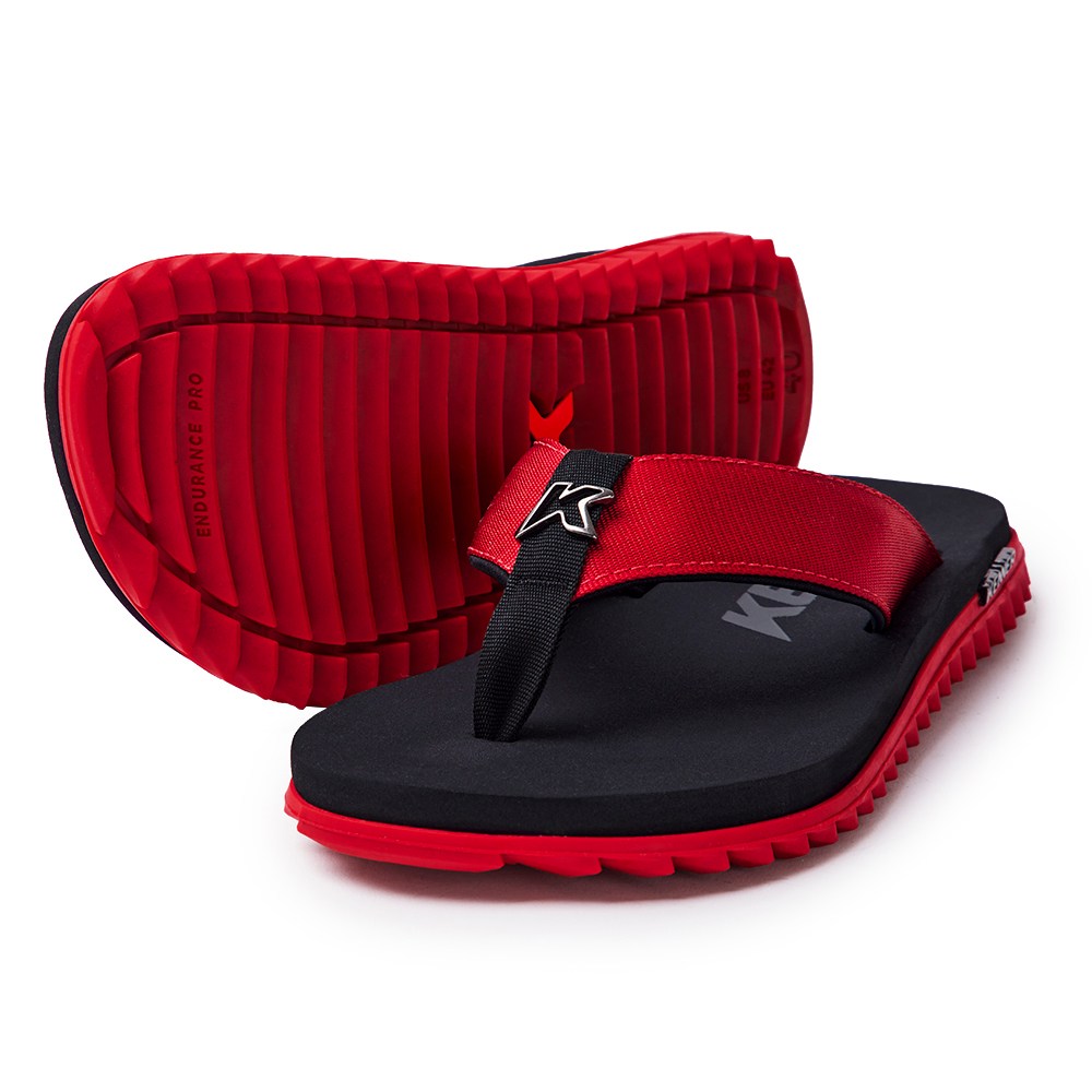 Chinelo Kenner Kivah DLK Preto com Vermelho: Conforto e Estilo