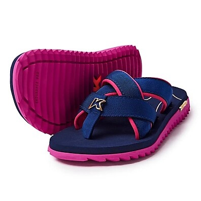 Chinelo Kenner Kivah João Gomes Azul e Rosa – Estilo e Conforto