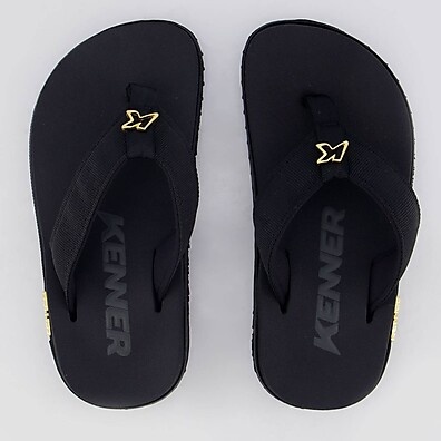 Chinelo Kenner Kivah Juvenil Preto: Conforto e Estilo